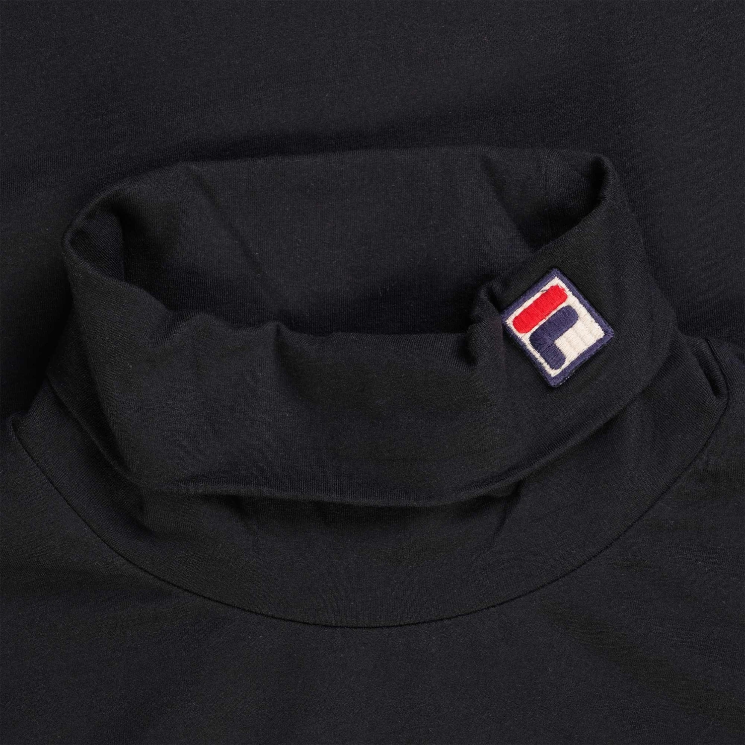 Fila Vintage 19th Classic Roll Neck Sweater - Black 2 Fila Vintage 19th Classic Roll Neck Sweater - Black - Image 2