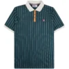 Fila Vintage BB1 Classic Vintage Striped Polo - Pond