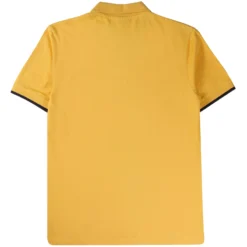 Fila Vintage Custom Two Button Tipped Rib Basic Polo - Amber -Lacoste Cloth Shop fila vintage custom two button tipped rib basic polo amber p58832 861952 image