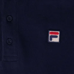 Fila Vintage Faraz Tipped Rib Polo Shirt - Fila Navy -Lacoste Cloth Shop fila vintage faraz tipped rib polo shirt fila navy p57700 843073 image