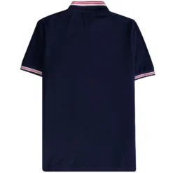 Fila Vintage Faraz Tipped Rib Polo Shirt - Fila Navy -Lacoste Cloth Shop fila vintage faraz tipped rib polo shirt fila navy p57700 843079 image