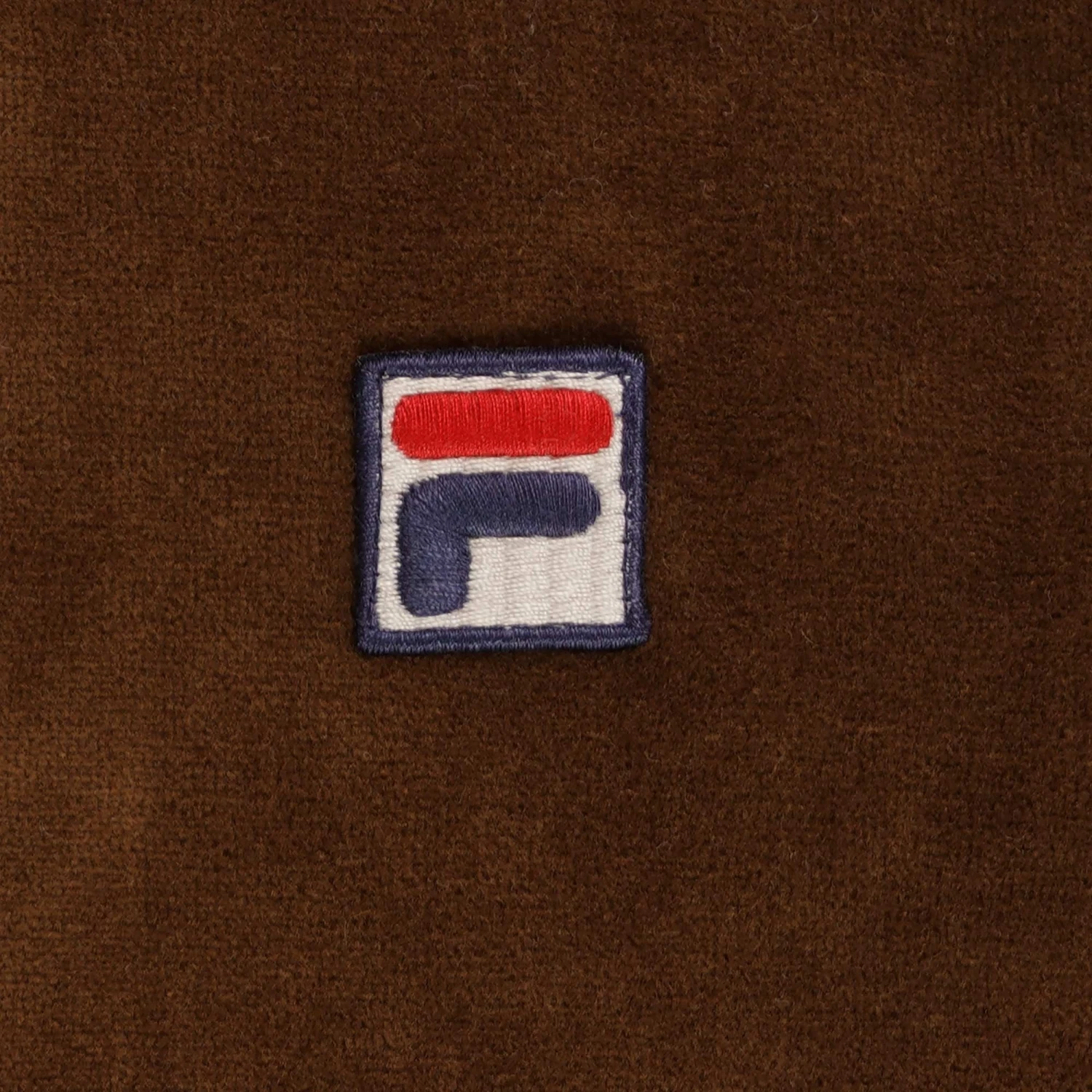 Fila Vintage Liston Colour Block Velour Track Top - Potting Soil 3 Fila Vintage Liston Colour Block Velour Track Top - Potting Soil - Image 3