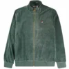 Fila Vintage Marc Velour Track Jacket - Dark Forest