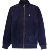 Fila Vintage Marc Velour Track Jacket - Fila Navy