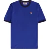Fila Vintage Marconi Essential Ringer T-Shirt - Bright Blue