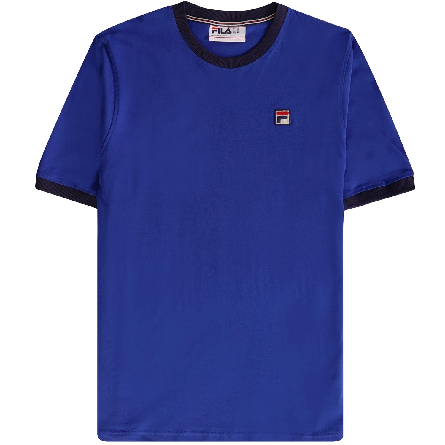 Fila Vintage Marconi Essential Ringer T-Shirt - Bright Blue 1 Fila Vintage Marconi Essential Ringer T-Shirt - Bright Blue