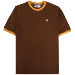 Fila Vintage Marconi T-Shirt - Potting Soil