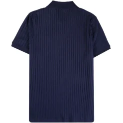 Fila Vintage Rufus Textured Stripe Polo - Fila Navy -Lacoste Cloth Shop fila vintage rufus textured stripe polo fila navy p60885 903632 image