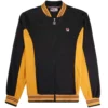 Fila Vintage Settanta Baseball Track Jacket - Black And Yam