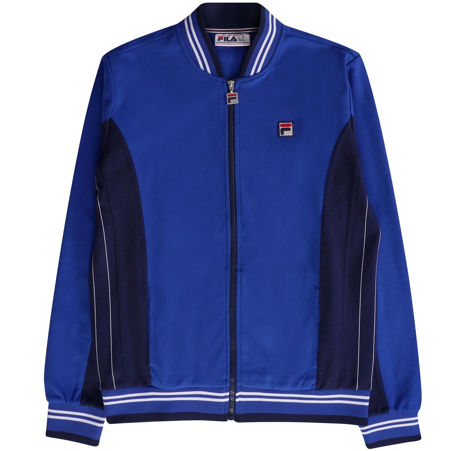 Fila Vintage Settanta Baseball Track Jacket - Bright Blue 1 Fila Vintage Settanta Baseball Track Jacket - Bright Blue