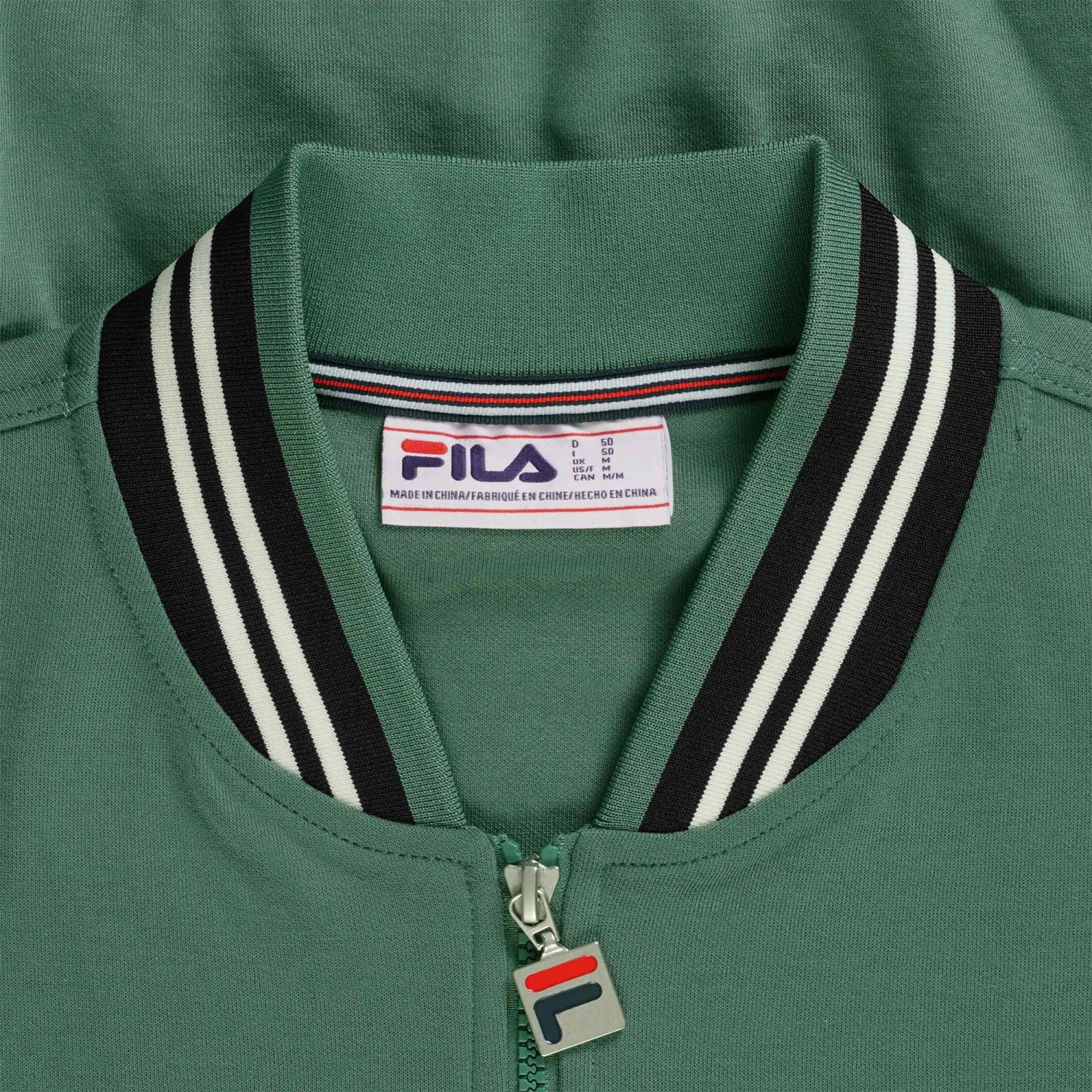 Fila Vintage Settanta Baseball Track Jacket - Dark Forest 2 Fila Vintage Settanta Baseball Track Jacket - Dark Forest - Image 2