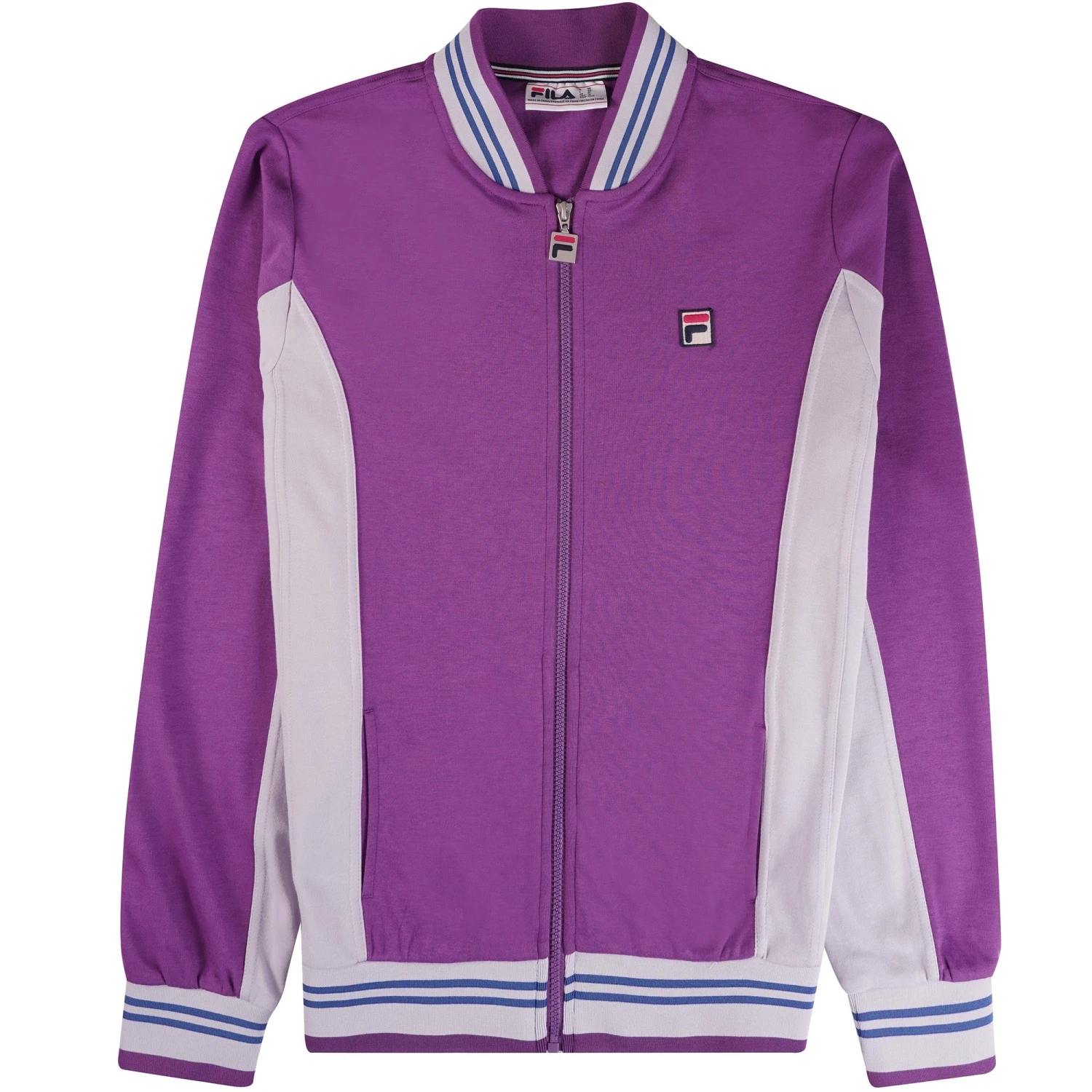 Fila Vintage Settanta Baseball Track Jacket - Sunset Purple 1 Fila Vintage Settanta Baseball Track Jacket - Sunset Purple