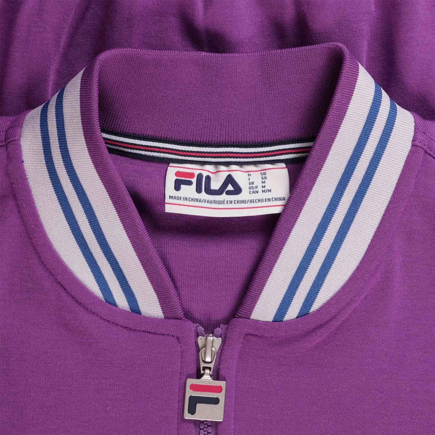 Fila Vintage Settanta Baseball Track Jacket - Sunset Purple 2 Fila Vintage Settanta Baseball Track Jacket - Sunset Purple - Image 2