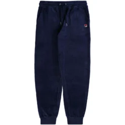 Fila Vintage Yarel Velour Track Pants - Navy