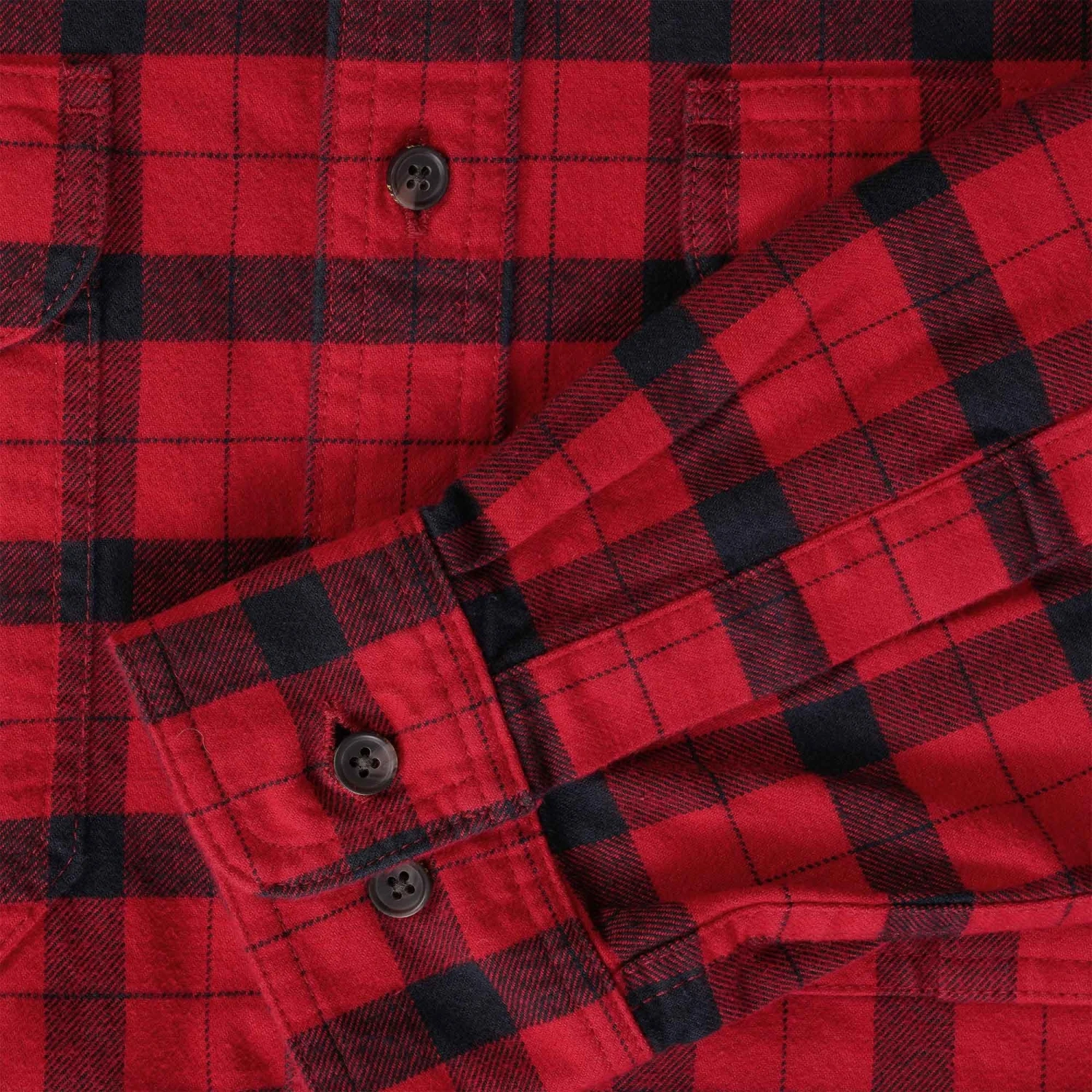 Filson Alaskan Guide Shirt - Red/Black 3 Filson Alaskan Guide Shirt - Red/Black - Image 3