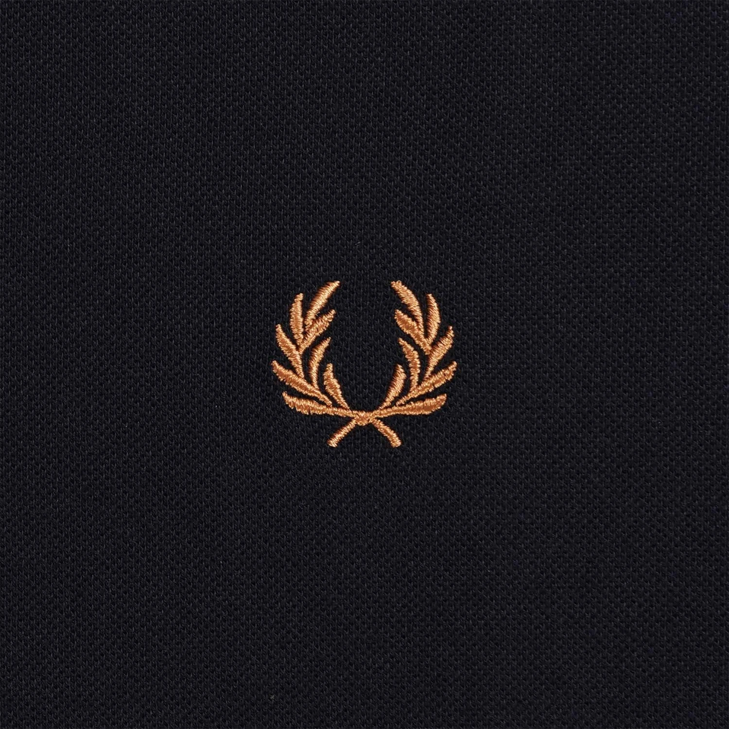 Fred Perry Bold Tipped Piqué T-Shirt - Black 3 Fred Perry Bold Tipped Piqué T-Shirt - Black - Image 3