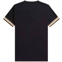 Fred Perry Bold Tipped Piqué T-Shirt - Black 7 Fred Perry Bold Tipped Piqué T-Shirt - Black -Lacoste Cloth Shop fred perry bold tipped pique t shirt black p59487 877022 image