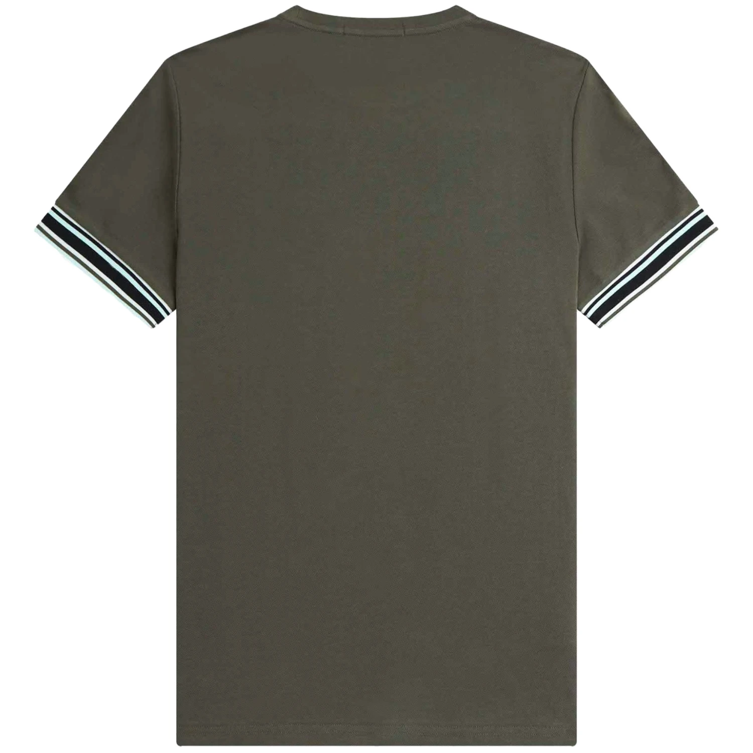 Fred Perry Bold Tipped Piqué T-Shirt - Field Green 4 Fred Perry Bold Tipped Piqué T-Shirt - Field Green - Image 4