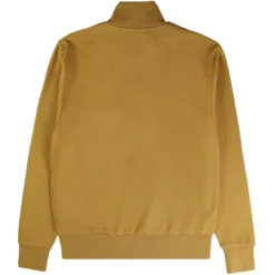 Fred Perry Funnel Neck Track Jacket - Dark Caramel -Lacoste Cloth Shop fred perry funnel neck track jacket dark caramel p59456 878977 image