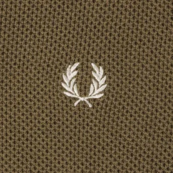 Fred Perry K5 Textured Front Knitted Henley - Shaded Stone -Lacoste Cloth Shop fred perry k5 textured front knitted henley shaded stone p57393 830739 image