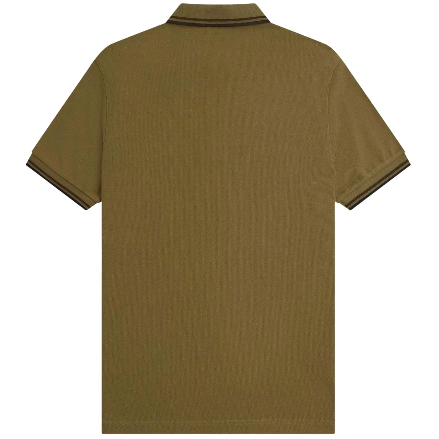 Fred Perry M3600 Polo Shirt - Shaded Stone And Black 4 Fred Perry M3600 Polo Shirt - Shaded Stone And Black - Image 4