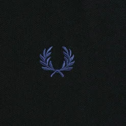 Fred Perry M3600 Twin Tipped Polo Shirt - Black And Midnight Blue 6 Fred Perry M3600 Twin Tipped Polo Shirt - Black And Midnight Blue -Lacoste Cloth Shop fred perry m3600 twin tipped polo shirt black and midnight blue p59476 876931 image
