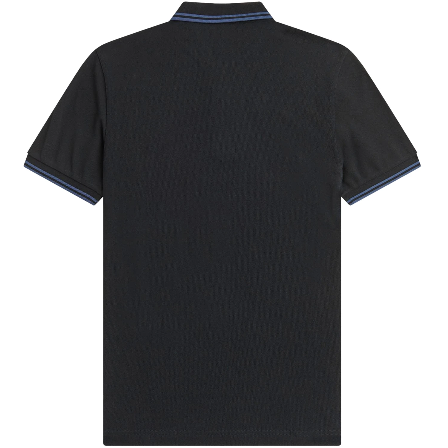 Fred Perry M3600 Twin Tipped Polo Shirt - Black And Midnight Blue 4 Fred Perry M3600 Twin Tipped Polo Shirt - Black And Midnight Blue - Image 4