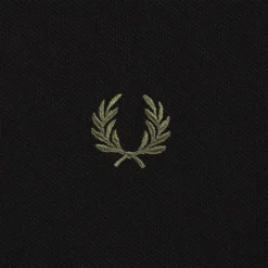 Fred Perry M3600 Twin Tipped Polo Shirt - Black 6 Fred Perry M3600 Twin Tipped Polo Shirt - Black -Lacoste Cloth Shop fred perry m3600 twin tipped polo shirt black p60592 892974 image