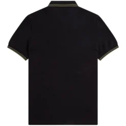 Fred Perry M3600 Twin Tipped Polo Shirt - Black 7 Fred Perry M3600 Twin Tipped Polo Shirt - Black -Lacoste Cloth Shop fred perry m3600 twin tipped polo shirt black p60592 892980 image