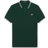 Fred Perry M3600 Twin Tipped Polo Shirt - Ivy