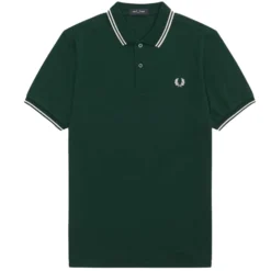 Fred Perry M3600 Twin Tipped Polo Shirt - Ivy