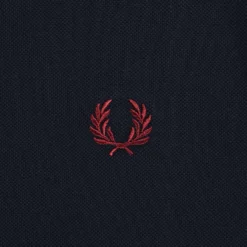 Fred Perry M3600 Twin Tipped Polo Shirt - Navy And Dusty Pink -Lacoste Cloth Shop fred perry m3600 twin tipped polo shirt navy and dusty pink p59478 877257 image