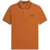 Fred Perry M3600 Twin Tipped Polo Shirt - Nut Flake
