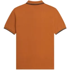 Fred Perry M3600 Twin Tipped Polo Shirt - Nut Flake 7 Fred Perry M3600 Twin Tipped Polo Shirt - Nut Flake -Lacoste Cloth Shop fred perry m3600 twin tipped polo shirt nut flake p61161 907776 image