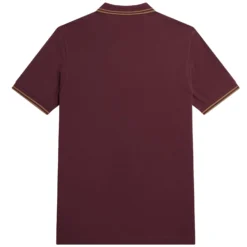 Fred Perry M3600 Twin Tipped Polo Shirt - Oxblood 7 Fred Perry M3600 Twin Tipped Polo Shirt - Oxblood -Lacoste Cloth Shop fred perry m3600 twin tipped polo shirt oxblood p59477 877175 image