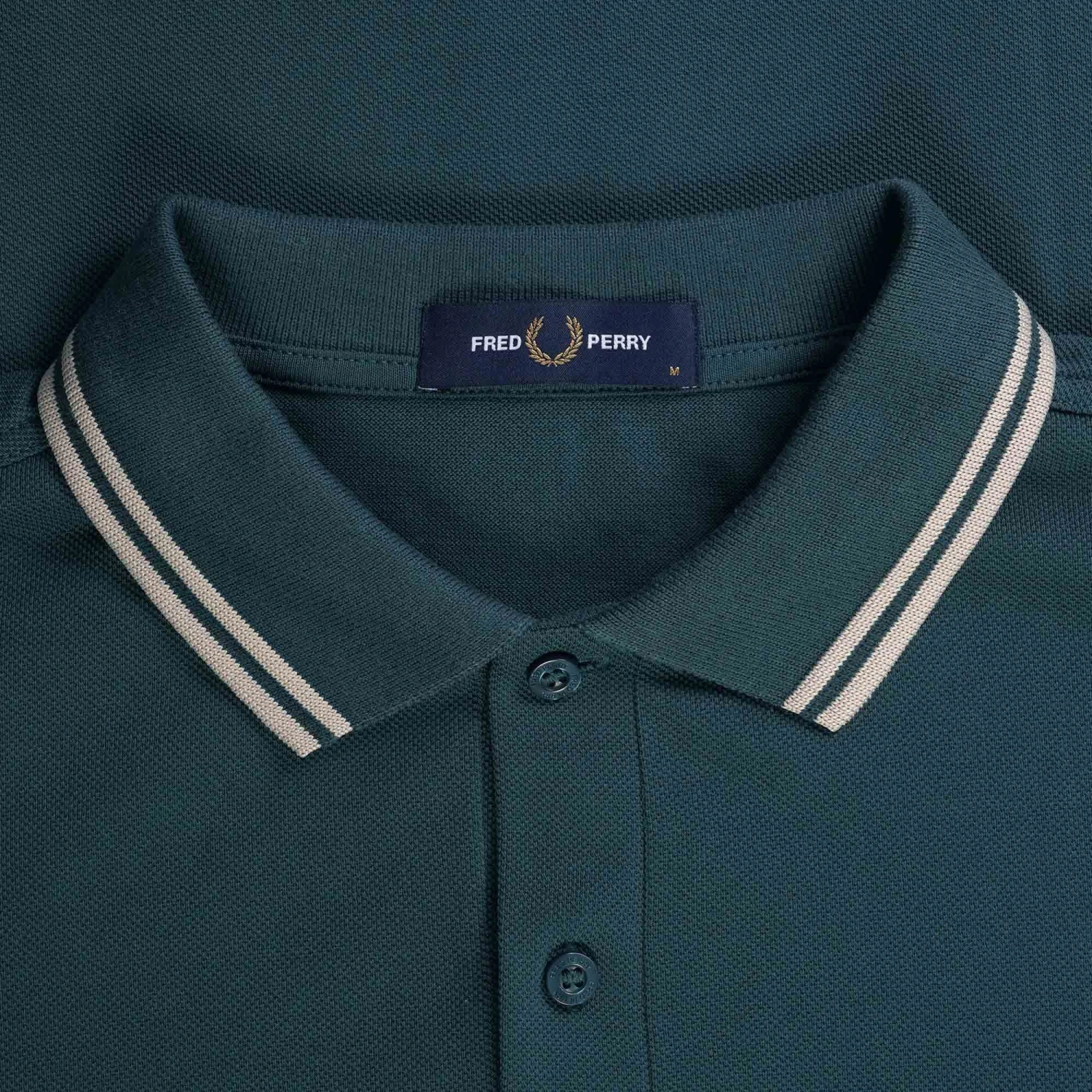 Fred Perry M3600 Twin Tipped Polo Shirt - Petrol Blue 2 Fred Perry M3600 Twin Tipped Polo Shirt - Petrol Blue - Image 2