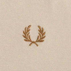 Fred Perry M3636 Long Sleeve Polo Shirt - Oatmeal -Lacoste Cloth Shop fred perry m3636 long sleeve polo shirt oatmeal p59486 876823 image