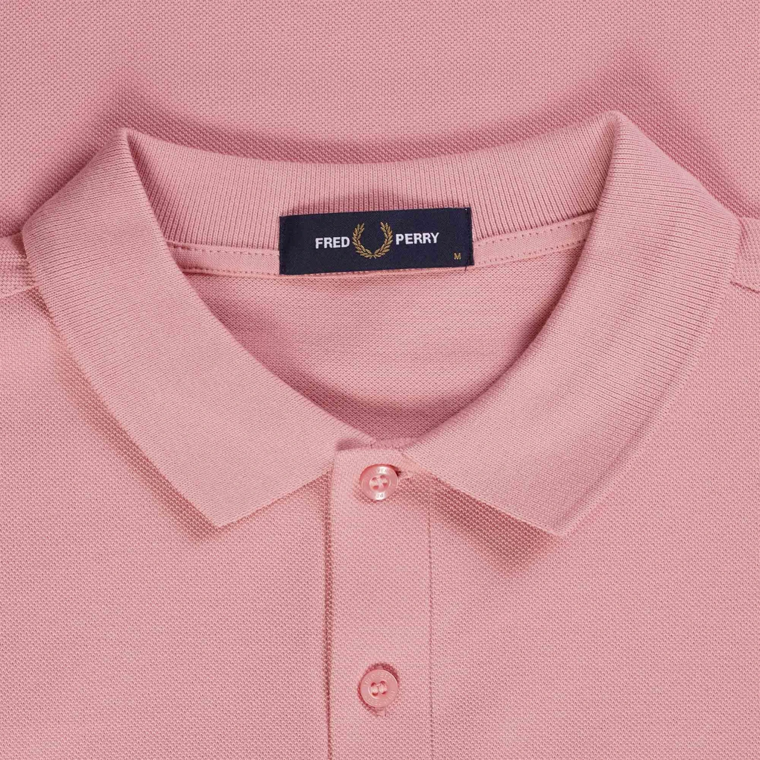 Fred Perry M6000 Plain Polo Shirt - Chalk Pink 2 Fred Perry M6000 Plain Polo Shirt - Chalk Pink - Image 2