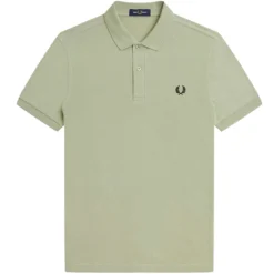 Fred Perry M6000 Plain Polo Shirt - Seagrass