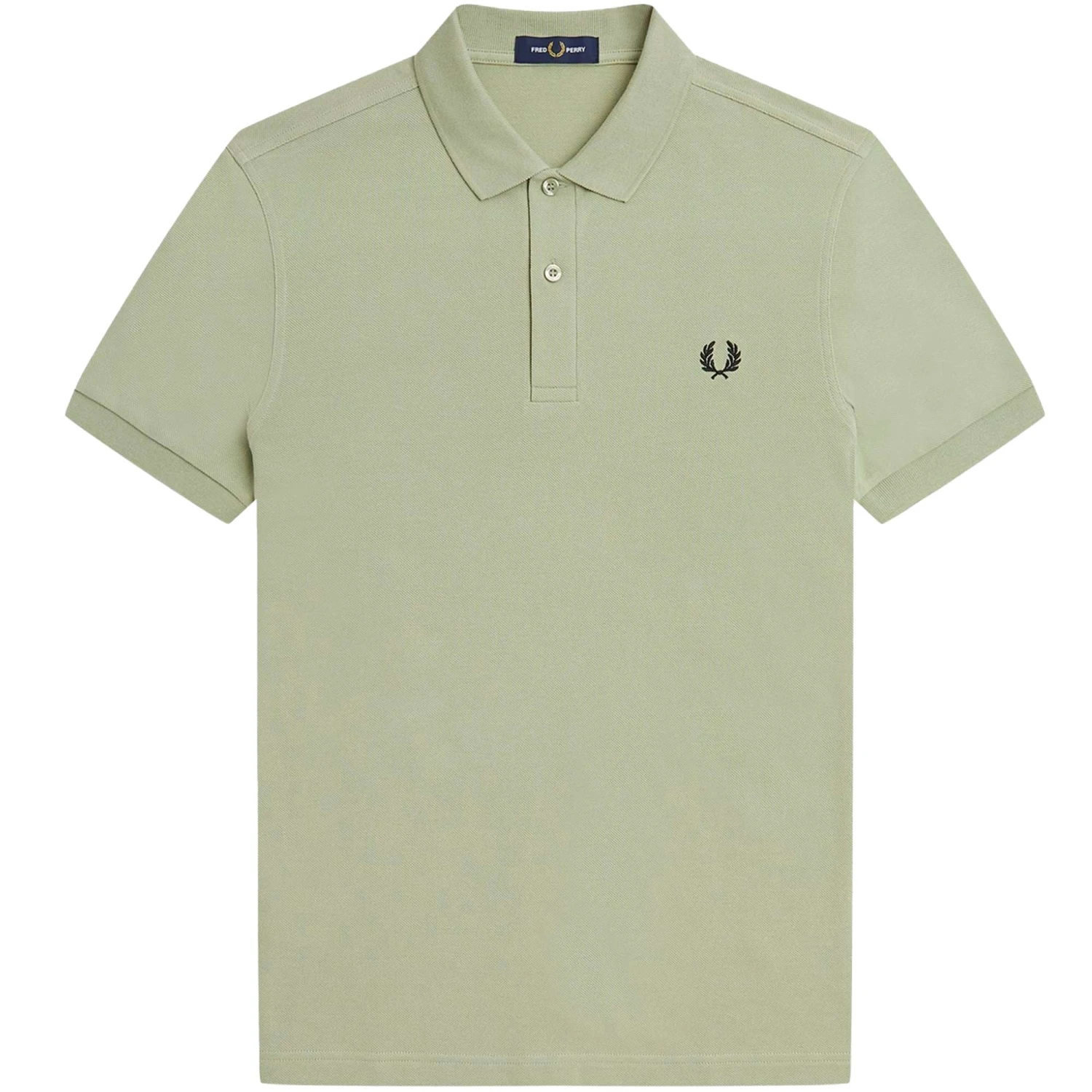 Fred Perry M6000 Plain Polo Shirt - Seagrass 1 Fred Perry M6000 Plain Polo Shirt - Seagrass