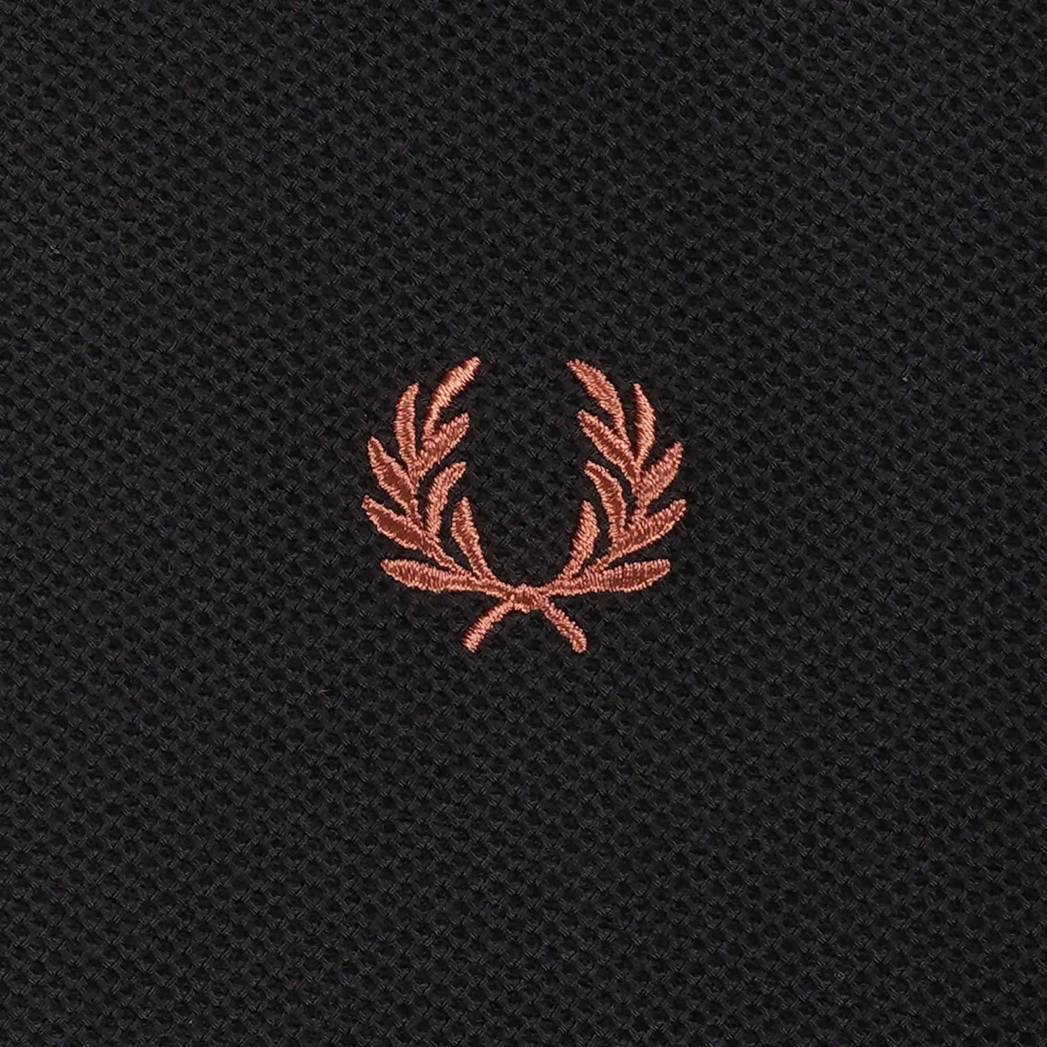 Fred Perry Panelled Long Sleeve Polo Shirt - Black 3 Fred Perry Panelled Long Sleeve Polo Shirt - Black - Image 3