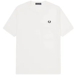Fred Perry Pique Pocket T-Shirt - White