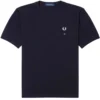 Fred Perry Pocket Detail Piqué T-Shirt - Navy