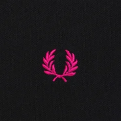 Fred Perry Reissues M12 Twin Tipped Polo Shirt - Black/Indi -Lacoste Cloth Shop fred perry reissues m12 twin tipped polo shirt black indi p58893 861497 image