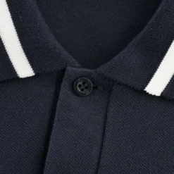 Fred Perry Reissues M2 Single Tip Polo Shirt - Navy -Lacoste Cloth Shop fred perry reissues m2 single tip polo shirt navy p21029 603023 image