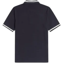 Fred Perry Reissues M2 Single Tip Polo Shirt - Navy -Lacoste Cloth Shop fred perry reissues m2 single tip polo shirt navy p21029 830315 image