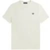 Fred Perry Ringer T-Shirt - Ecru