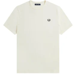 Fred Perry Ringer T-Shirt - Ecru