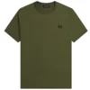 Fred Perry Ringer T-Shirt - Uniform Green