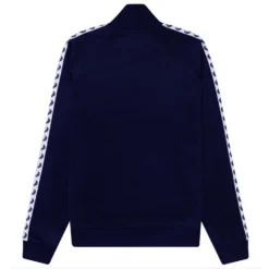 Fred Perry Taped Track Jacket - Carbon Blue -Lacoste Cloth Shop fred perry taped track jacket carbon blue p55218 774848 image